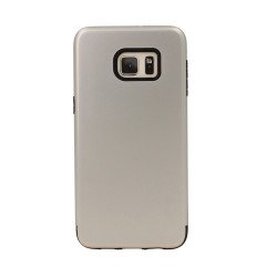 Samsung Galaxy Note 5 Dual Layer Armor Hybrid Case (Silver)